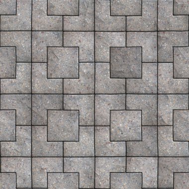 Paving Slabs. Seamless Tileable Texture. clipart