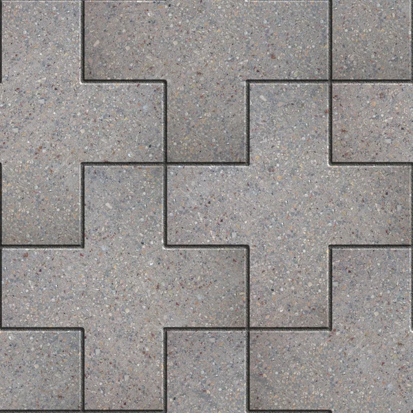 Paving Slabs. Seamless Tileable Texture. — Stock Photo, Image