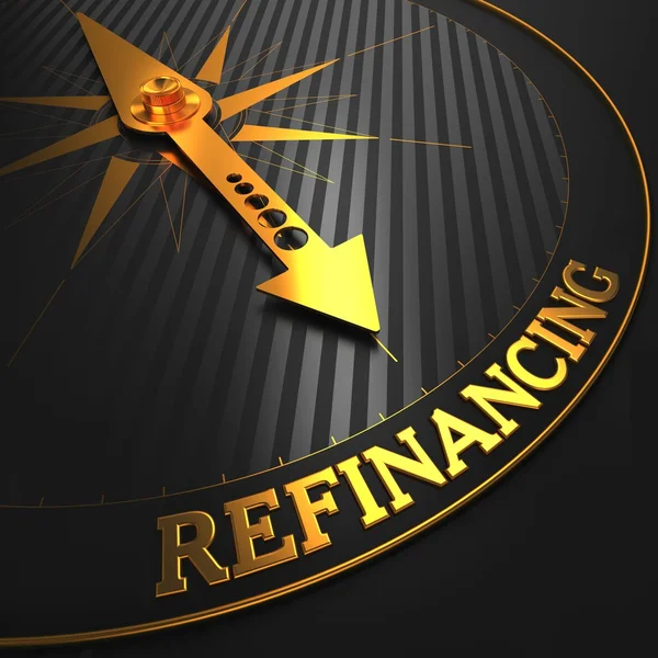 Refinanciación. Antecedentes . — Foto de Stock