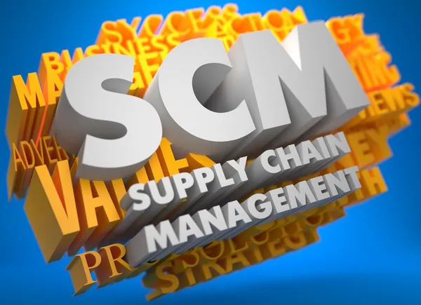 SCM. Business Concept. — Stock Photo, Image