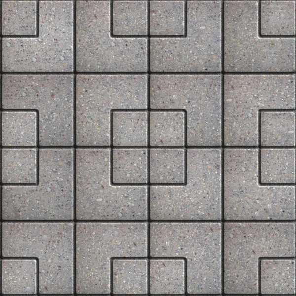 Paving Slabs. Seamless Tileable Texture. — Stock Photo, Image