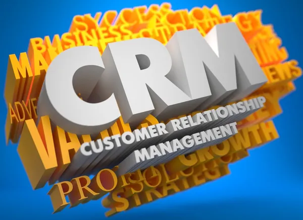 CRM. iş kavramı. — Stok fotoğraf