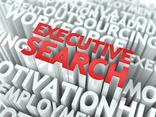 Executive Search. Wordcloud Concept. — Stock Photo, Image