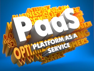 PaaS. wordcloud kavramı.