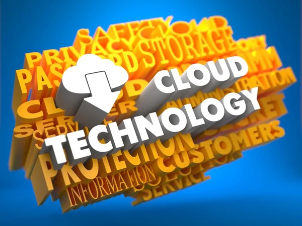 Concetto tecnologia cloud . — Foto Stock