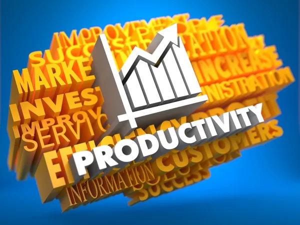 Productivity. Wordcloud Concept. — Stock Photo, Image
