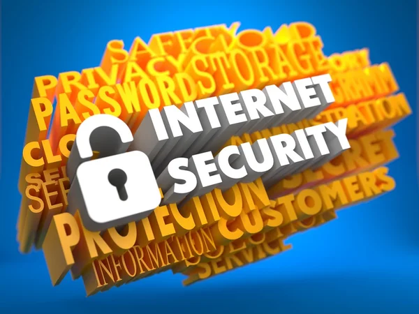 Internetbiztonsági koncepció. — Stock Fotó