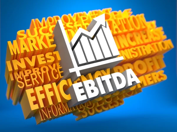 EBITDA. Wordcloud Concept. — Stockfoto