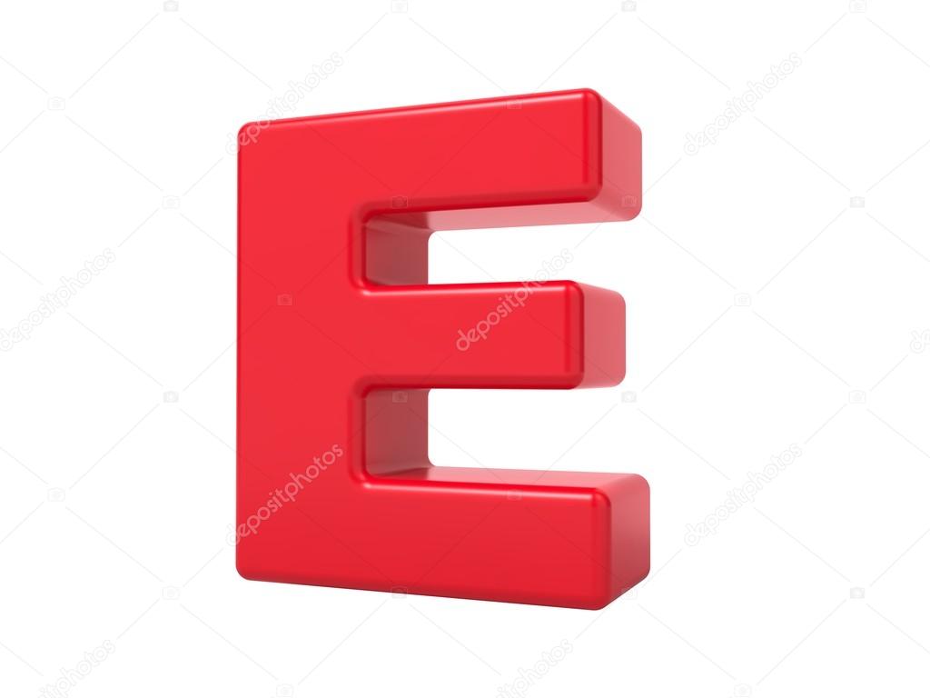Red 3d Letter E Stock Photo By C Tashatuvango Red 3d Letter E Stock Photo By C Tashatuvango