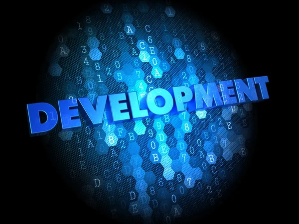 Development on Digital Background. — Stock Photo, Image