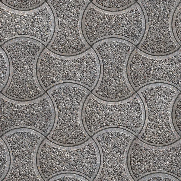 Losas onduladas de pavimentación. Textura sin costura Tileable . —  Fotos de Stock
