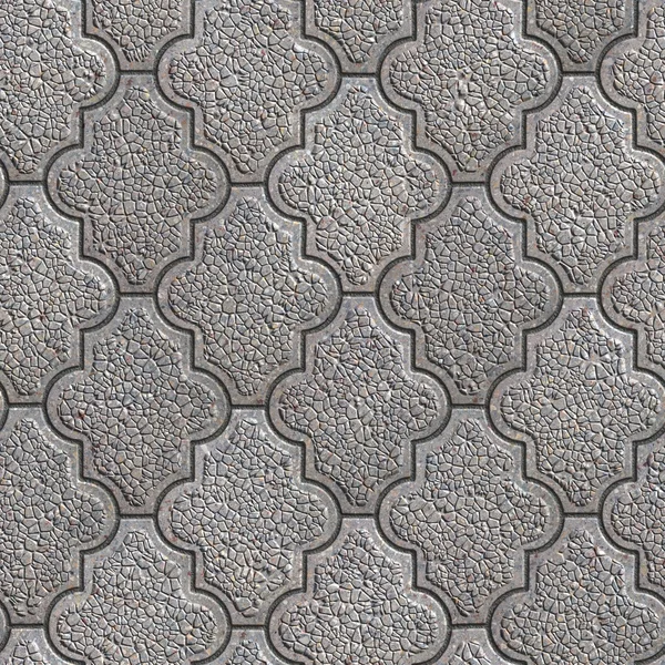 Losas de pavimentación granular. Textura sin costura Tileable . — Foto de Stock