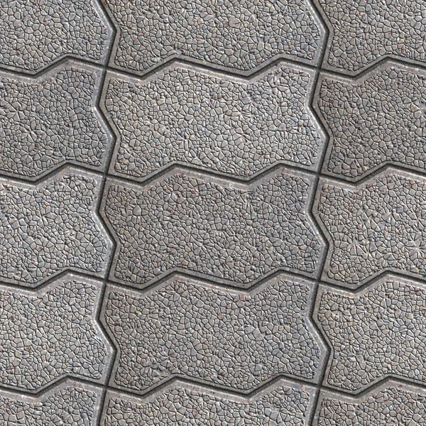 Grainy Paving Slabs. Seamless Tileable Texture. — Stock Photo, Image