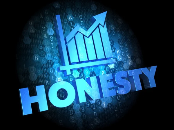 Honesty Concept on Digital Background. — Stock Photo, Image