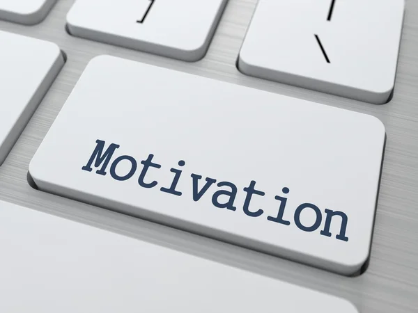 Мотивація - кнопка комп'ютерної клавіатури . — стокове фото