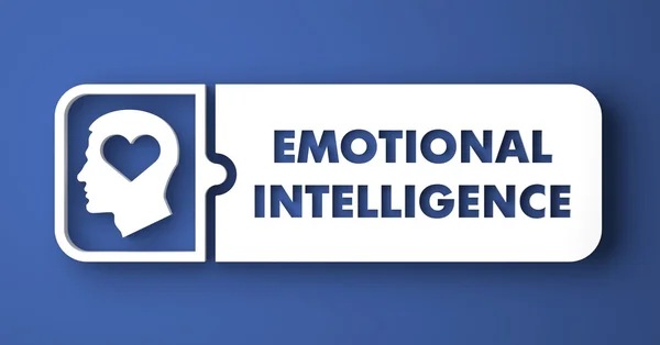 Emotionale Intelligenz im flachen Design-Stil. — Stockfoto