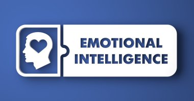 Emotional Intelligence in Flat Design Style. clipart