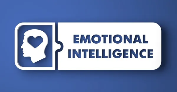 Emotional Intelligence in Flat Design Style. — Stock Photo, Image