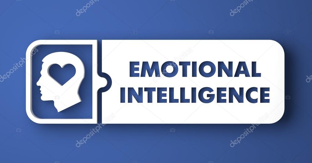 Emotional Intelligence in Flat Design Style.