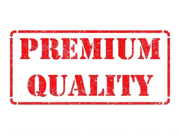 Premium Quality -  Red Rubber Stamp. — Stock Photo, Image