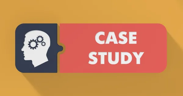 Case Study Concept in Flat Design. — Stock Photo, Image