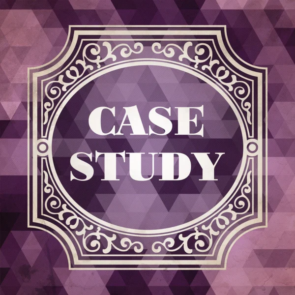 Case Study Concept. Vintage Design Background. — Stock Photo, Image
