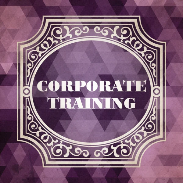 Treinamento Corporativo. Conceito de Design Vintage . — Fotografia de Stock