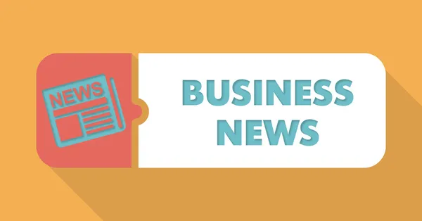 Business News Concept in Flat Design. — Stock Photo, Image