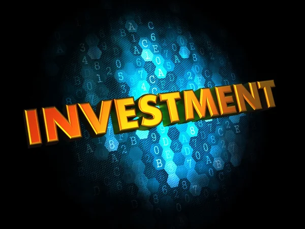 Investment Concept on Digital Background. — Stock Photo, Image