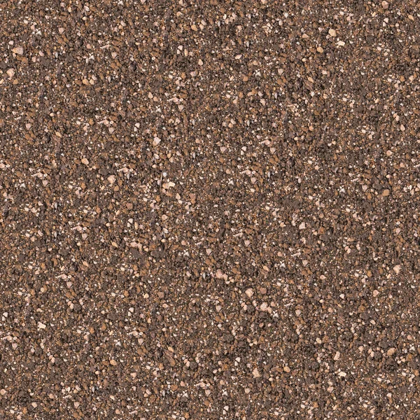 Почва смешана с мелкими камнями. Бесшовная текстура . — стоковое фото