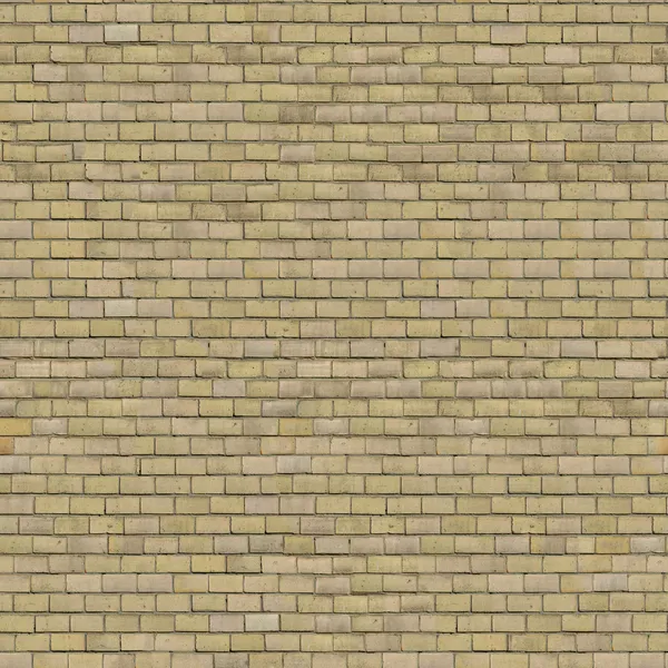 Beige Brick Wall. Seamless Tileable Texture. — Stock Photo, Image