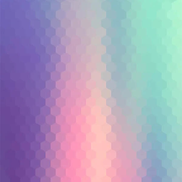 Pastels Color Flow Hexagonal Background. — Stock Photo, Image