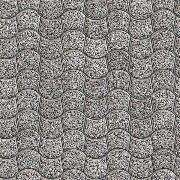 Lajes de pavimentação granular. Textura sem costura Tileable . — Fotografia de Stock