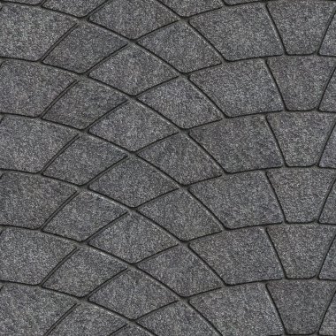 Beton kaldırım yarım daire koydu. sorunsuz tileable doku.