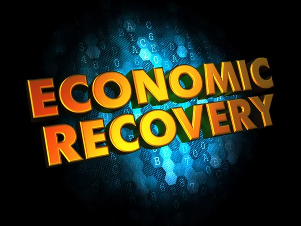 Economic Recovery Concept on Digital Background. — Stock Photo, Image