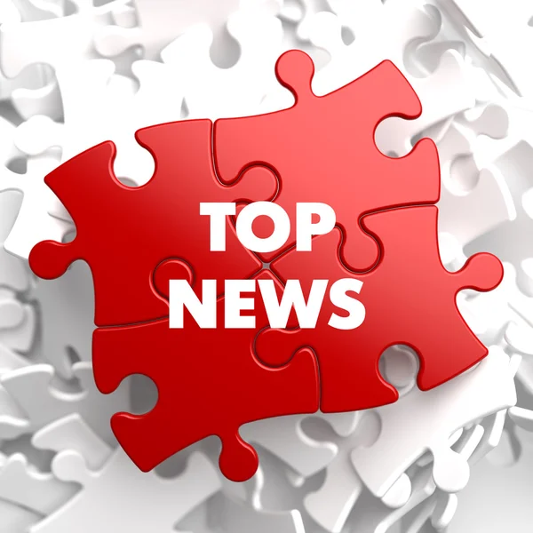 Top-News zu Red Puzzle. — Stockfoto