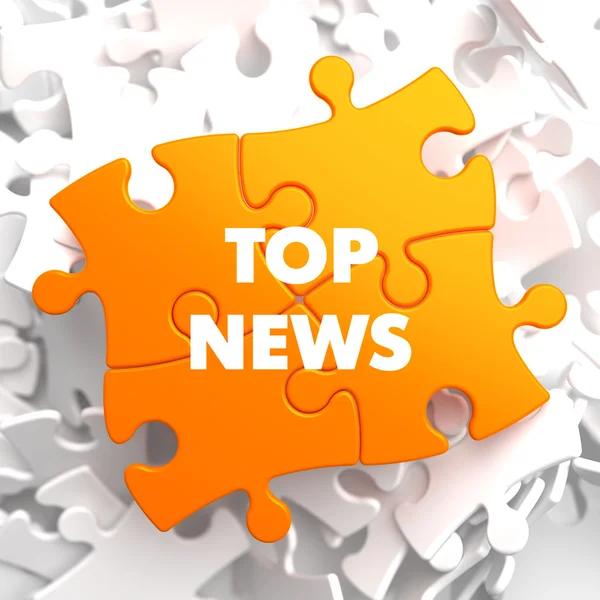 Top-News zu Orange Puzzle. — Stockfoto