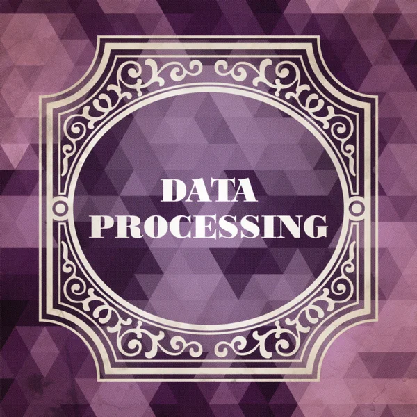 Data Processing. Vintage design. — Stock Photo, Image