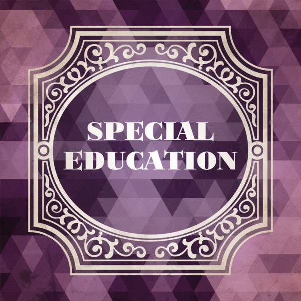 Special Education Concept. Vintage design. — Stock Photo, Image