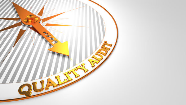 Quality Audit on White with Golden Compass.