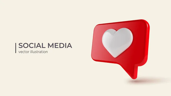 Ikonen för anmälningar i sociala medier. — Stock vektor