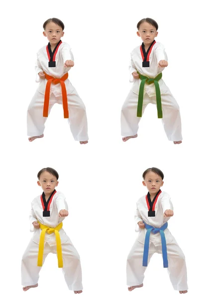 Chico Taekwondo — Foto de Stock