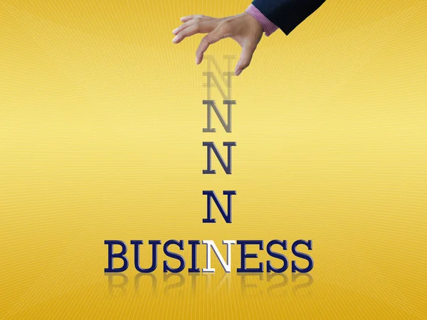 Business hand — Stock Photo, Image