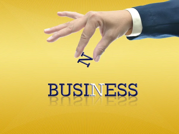 Üzleti kéz — Stock Fotó