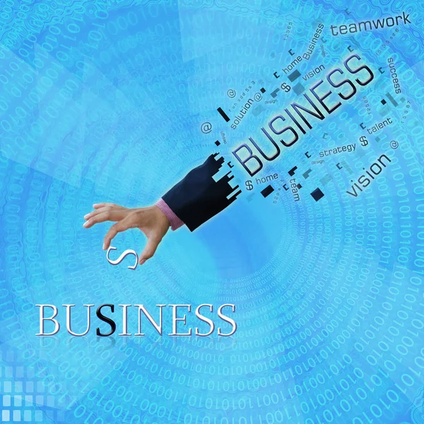 Business hand — Stock Photo, Image