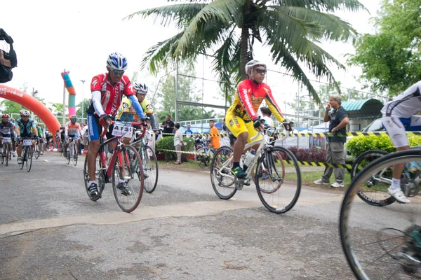 Corrida de bicicleta — Fotografia de Stock