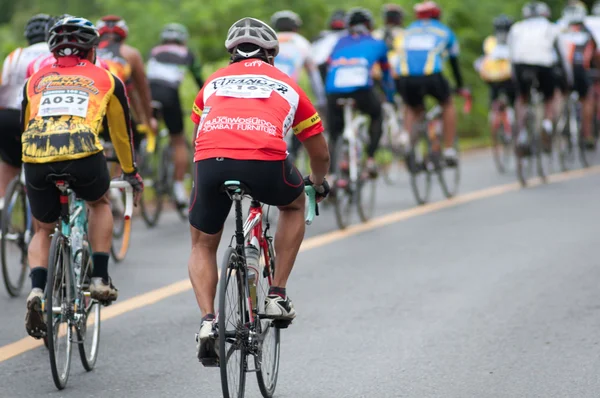 Corrida de bicicleta — Fotografia de Stock