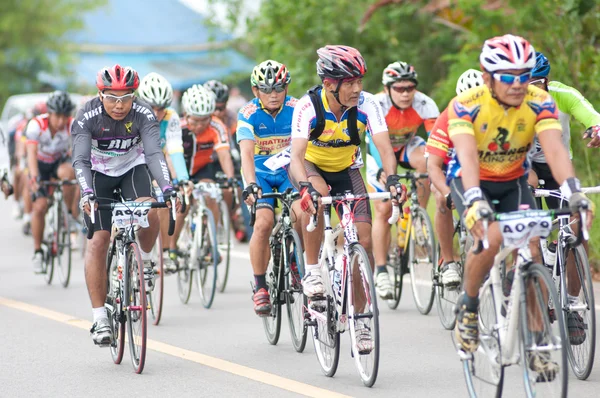 Corrida de bicicleta — Fotografia de Stock