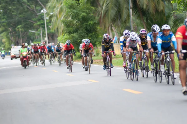 Corrida de bicicleta — Fotografia de Stock