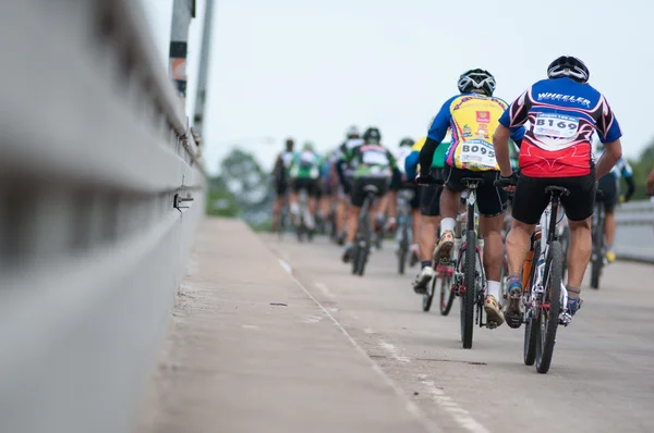 Corrida de bicicleta — Fotografia de Stock